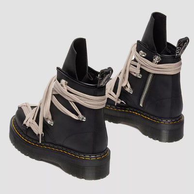 Leather Platform Boots